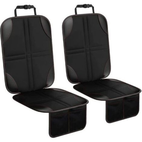 Sede Protezione automatica di 2 parti, antiscivolo, con tasche, universale e impermeabile tessuto di Oxford, per i bambini, i bambini e gli animali domestici (nero) (1/5)
