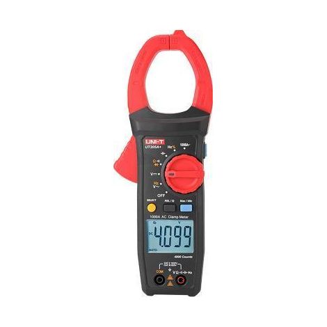 Pinza amperimétrica con multímetro 1000A LCD Uni-T UT205A+