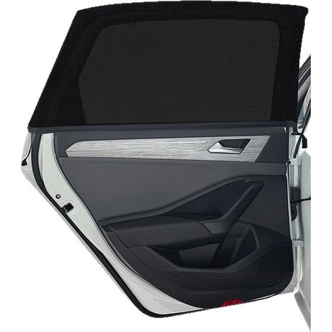 Pare Soleil Voiture Bébé 4 Pièces pour Enfants Bloquer Les Rayons UV Anti Moustiquaire (1/5)