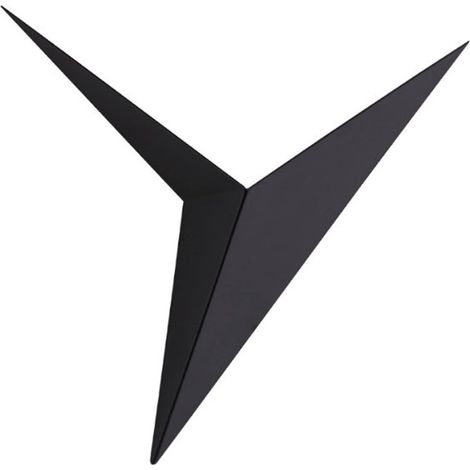 Applique murale minimaliste en forme de triangle, applique murale moderne à LED, luminaires muraux intérieurs Appliques murales en métal de chevet nordique pour escaliers de couloir de chambre à couch (1/4)