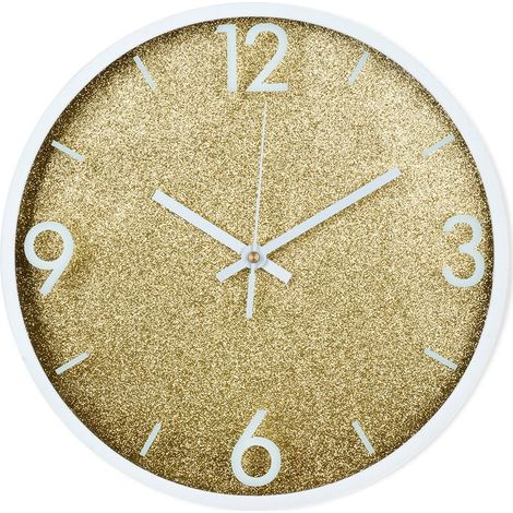Horloge murale or blanc 295 cm