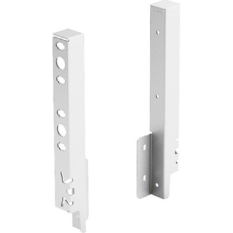 Hettich Schubkasten-Rückwandverbinder ArciTech, 9149282 links/rechts Stahl weiß