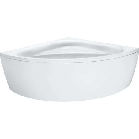 Laufen Solutions - Badewanne mit Fußgestell und Frontschürze, 150x150 cm, weiß H2445070000001 (1/2)
