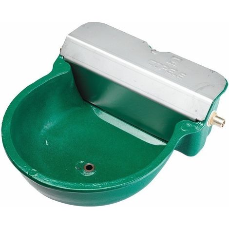 Abreuvoir À Bovins Abreuvoir en Acier Inoxydable Bol Automatique pour Chien Cheval Bétail Chèvre Mouton, 27x33x15 cm
