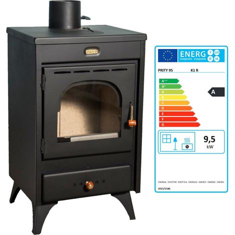 Estufa de Leña - Prity K1R - 9.5 Kw (1/3)