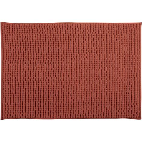 Tapis de bain Microfibre CHENILLE 50x80cm Terracotta MSV