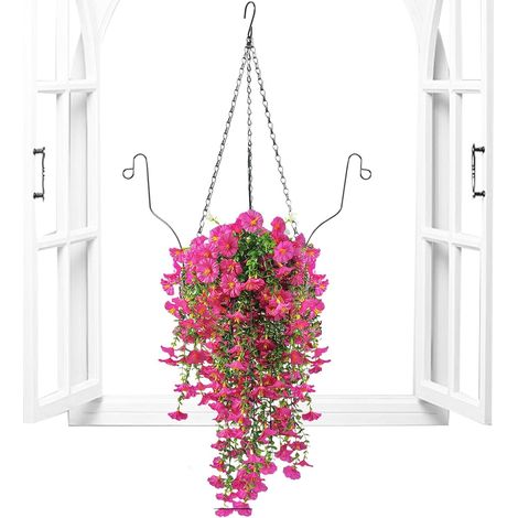 Hängende Mit Korb Hängender Faux Blumenkorb Hängende
