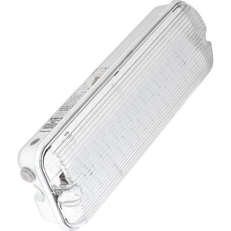 Apparecchio di illuminazione a LED per evacuazione di emergenza, luce verde 3H (1/5)