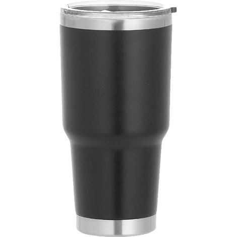 Tasse À Café Isolée - Acier Inoxydable 18/8 - Double Paroi Sous Vide - Couvercle À Basculante - Pour Voiture Bureau Maison - 1 Pièce