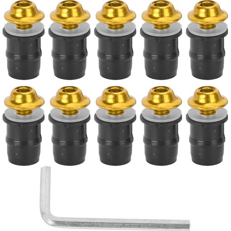 de 10 vis de pare brise universelles M5x16mm 0 6 po pour (1/5)