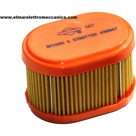 BRIGGS & STRATTON Filtro aria 3,5 HP orizzontali 93300, 94300, 95400 ecc. Misure 75x52x54 mm 310198