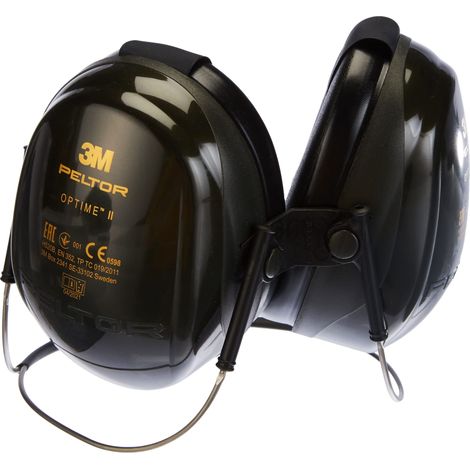 Casque antibruit Optime II H520B-408-GQ - Vert - Serre nuque (1/5)