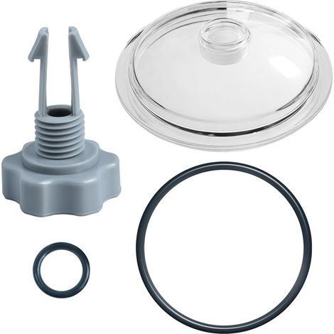 Couvercle de piège à feuilles pour pompe à filtre à sable Intex SF80110-1 30,5 cm – Joint torique et valve inclus – Plastique et caoutchouc résistant (1/5)