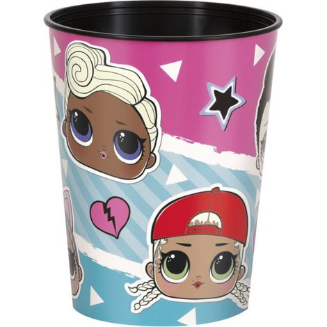 Bicchiere di plastica LOL Surprise per la festa di compleanno, 473 ml