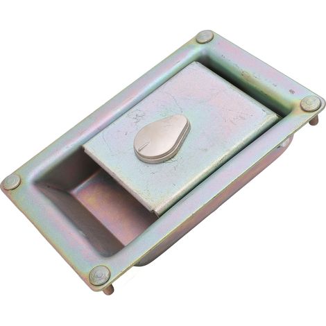 Serrure porte latérale pompe hydraulique pelle compatible Hyundai acier allié avec 2 clés R 200 (1/5)
