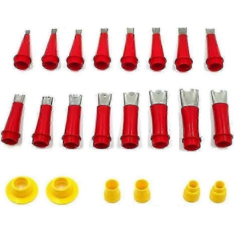 Ensemble de 22 pièces : applicateur de calfeutrage en acier inoxydable pour colle et mastic silicone, outil de finition pour cuisine et salle de bain. (1/5)