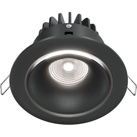 Spot plafond encastré Maytoni Yin LED 12W 4000K noir (1/5)