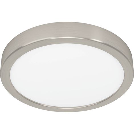 Eglo LED Deckenleuchte Fueva 6 nickel matt Ø 21 x 3 cm warmweiß-kaltweiß