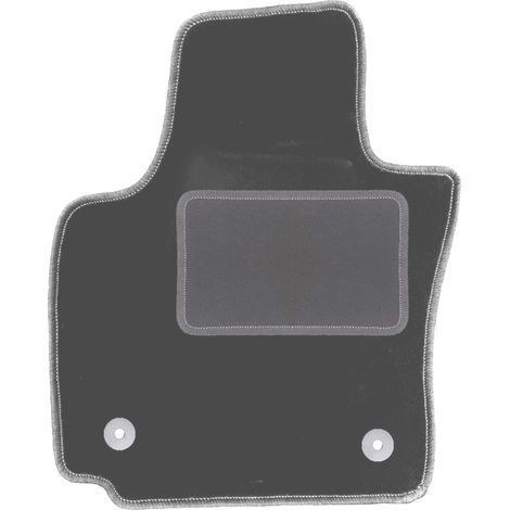 Alfombrilla de terciopelo para el conductor para: Seat Toledo III monovolumen (2004-2012) grafito