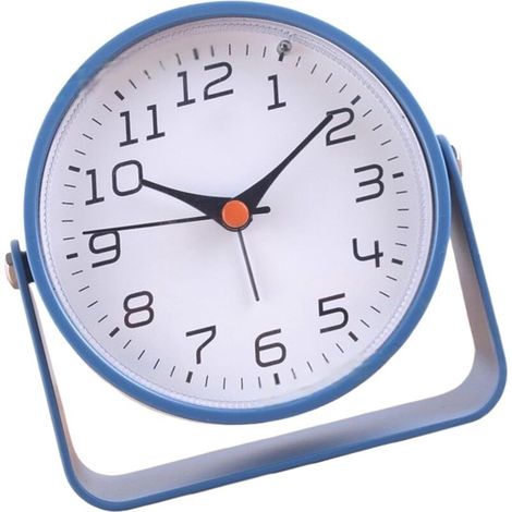 Bardusch-Horloge cheminée métal design élégant – fonctionnement silencieux – salon/chambre/bureau – facile entretien (1/5)
