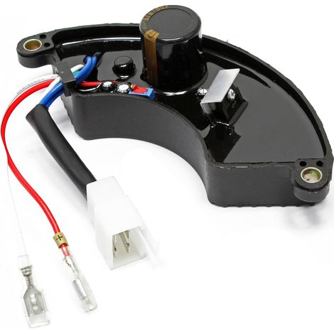Wiltec Ersatzteil für Stromerzeuger automatische Spannungsregelung, Spannungsregler AVR 5 kW für Benzinmotoren, für konstante Ausgangsspannung (1/3)