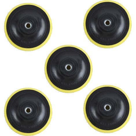 5X Disque A Polir pour Broyeur A Angle Broyeur A Polir et Support de Boucle de 4 Pouce de Dia (1/2)