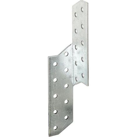Equerre renvoyée gauche galvanisé, GAH, 32 x 32 x 170 mm (1/5)