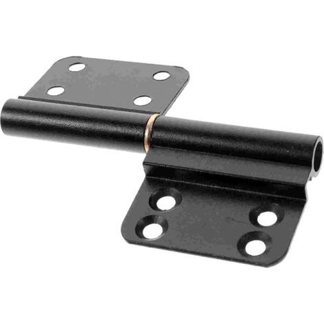 Hochwertige Badezimmertürscharniere aus Aluminiumlegierung, schwarz, 4 Stück (1/4)
