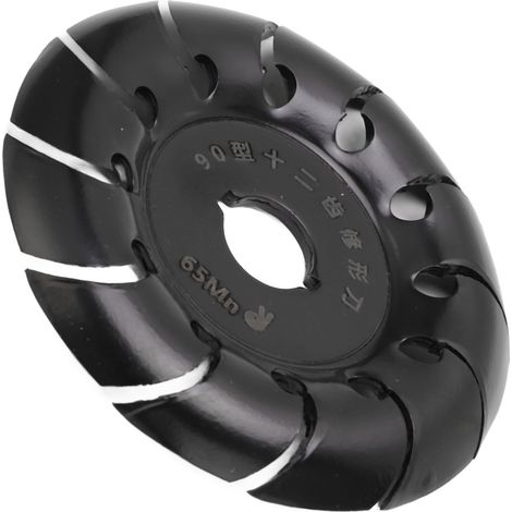 Disque de polissage noir pour meuleuse d'angle à 12 dents (Type 90) (1/5)