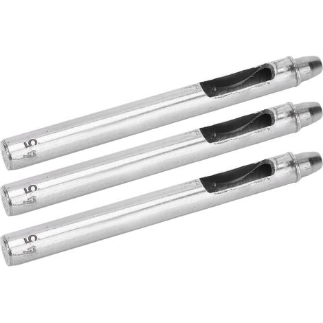 Outil de perforation rond en acier allié (lot de 3) - 5 mm (1/5)