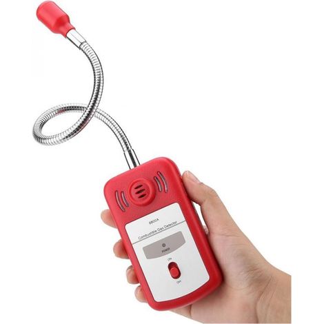 Compteur de particules de poussière professionnel, Analyseurs de gaz de -10 à 50 degrés semi-conducteur rouge détectant les détecteurs de gaz combustibles analyseur de gaz compteur pour la recherche, (1/5)