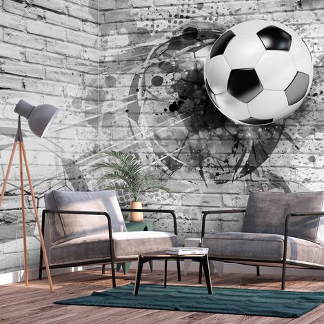 Papier peint adhésif Jeu de football - 294 x 210 cm (1/4)