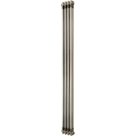 Traditional 2 Column Radiator - 1800 x 200mm - Raw Metal