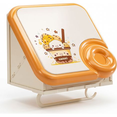 Estantería de pared plegable de baño engrosada modelo 3 (1/5)