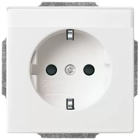 Busch-Jaeger Steckdosen-Einsatz dav/sws m.Besch.feld2P+E16A 20 EUN-84 (1/2)