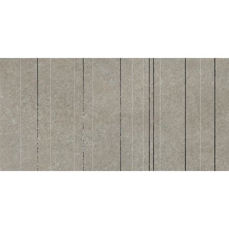 Carrelage effet Pierre Quartzite Gris Cendré Ridge 120x60x0,9 cm Mat Venturo - Mur intérieur (vendu par carton de 1,44 m²) - RO'MA CARRELAGE