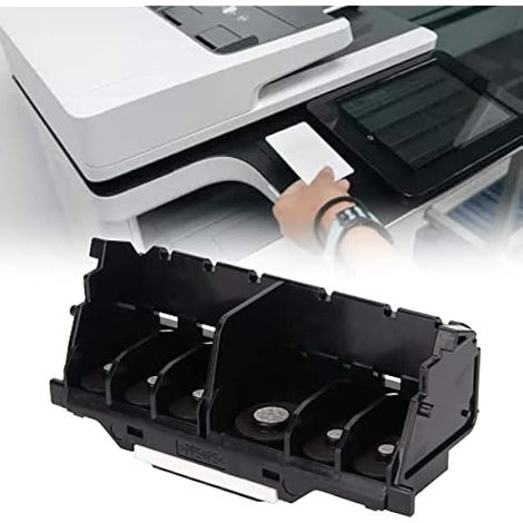 Akozon Tête d'impression Qy6-0083, Remplacement de la Tête d'impression Simple Noir Canon Mg7550 testé Durable et Facile à Remplacer pour Imprimantes MG6320 Mg6350 MG6380 MG7120 Mg6450 (1/5)