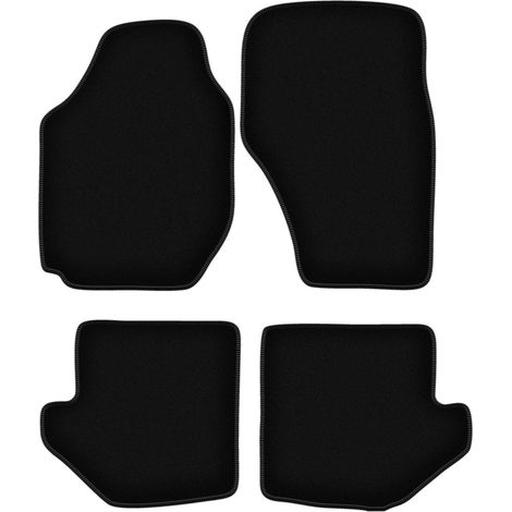 Schwarze Velours-Fußmatten für Toyota RAV4 I SUV (1994-2000) (1/5)