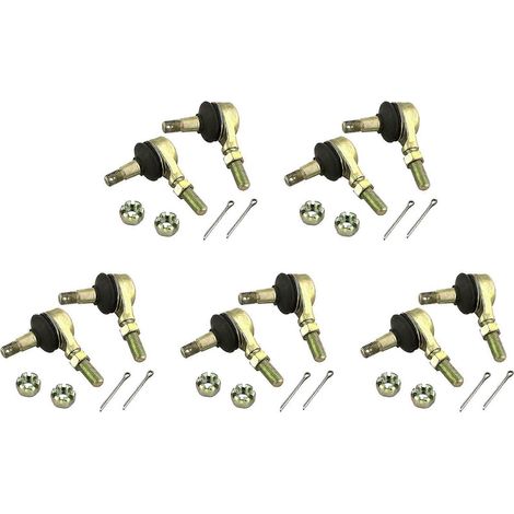 Kit de 10 rotules de direction supérieures et inférieures pour quad Yamaha Warrior 350 YFM350 YFM-350 YFM350 (1987-2004) (1/5)
