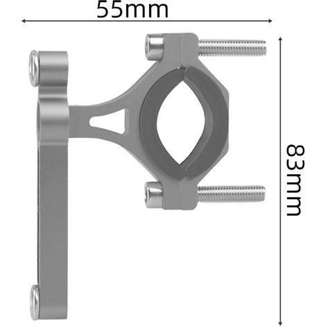 Adaptateur porte-bidon pour vélo, support réglable pour guidon de vélo de route (1/5)