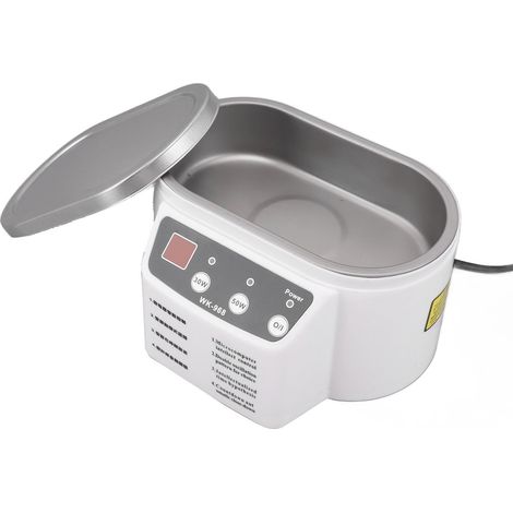 Nettoyeur à ultrasons tactile WK968 pour bijoux, circuits imprimés, verres et quincaillerie - Prise UE 220 V (1/5)