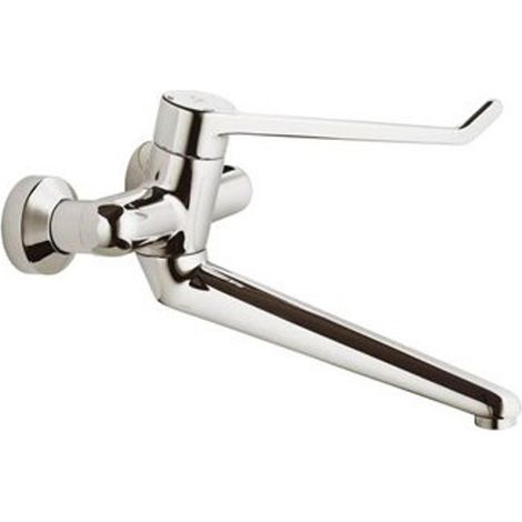 IDEAL STANDARD B8318AA Robinet de sûreté WWT Ceraplus, avec vanne d'arrêt, n. acier inoxidable (1/2)