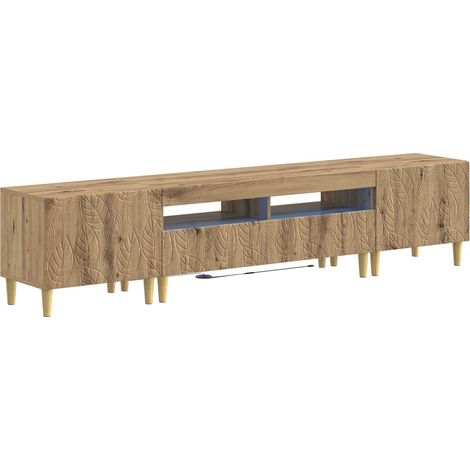 Maison Exclusive - Mobile TV LED a 5 pezzi Rovere Artigianale Legno ingegnerizzato (1/5)