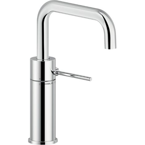 Mitigeur monocommande de lavabo, avec bec orientable. Sans vidage. Série Nobili VELIS VE125118/3CR  Chromé - Laiton