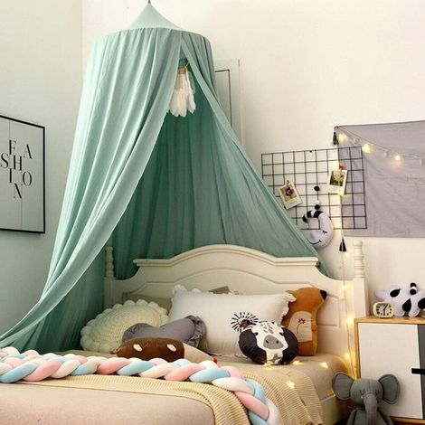 Rideau De Lit De Dôme De Literie De Bébé d'enfants, Rideau De Couverture De Lit De Moustiquaire D'auvent De Bébé pour Bébé Enfants Lecture Jouant Décor À La Maison H637