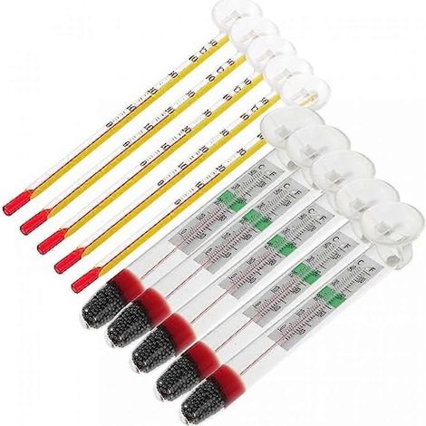 Set mit 10 digitalen Thermometern für Aquarien, Aquarienzubehör, Mini-Angeltiere, Aquarienthermometer, Aquarienwerkzeuge (1/5)