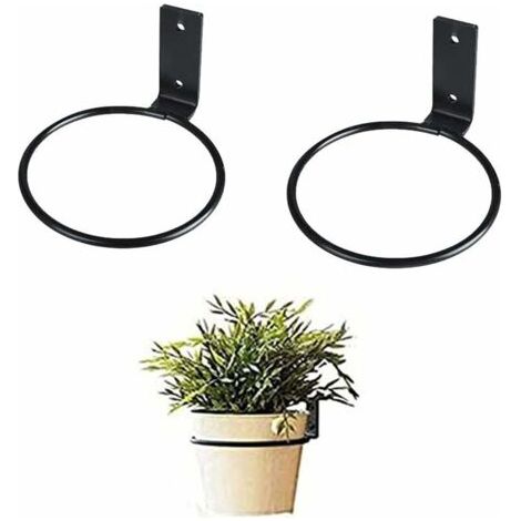 Alovez - 2Pcs Muraux Pour Pot De Fleurs,Supports Pot De Fleurs,Supports Pour Plantes D'Intérieur,Portes Pot De Fleurs Sur Pied (1/5)