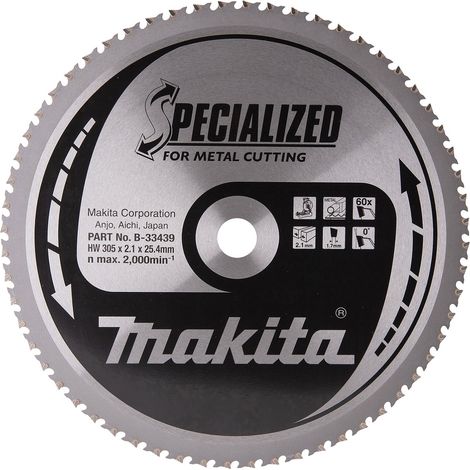Makita SPECIALIZED Hoja de sierra 305x1"x60Z - B-33439