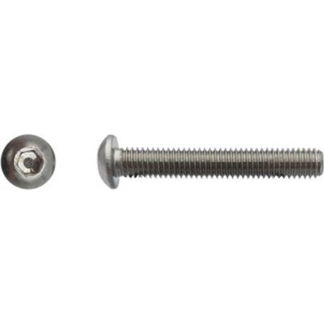 Vis tête bombée six pans creux (BHC) Inox A4 - 4 x 10 mm - BIVI (1/2)