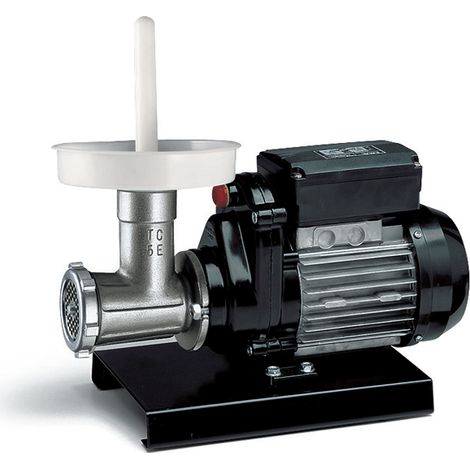 Hachoir à viande électrique professionnel 400W – Capacité 30-50 kg/h – Moteur asynchrone – Acier trempé – Dimensions 40x20x25 cm – Reber
